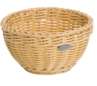 020603 301 01 small basket round, ca.18x10 cm light beige
