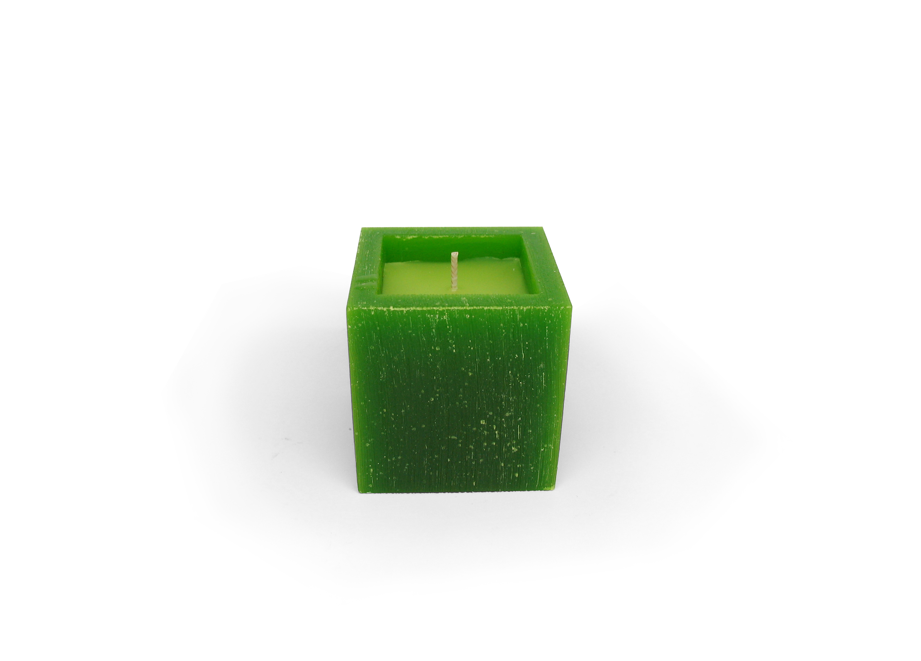 F009D049 Cubo Contain.Esc. 7,3cm Ext. Verde Int. 365 C