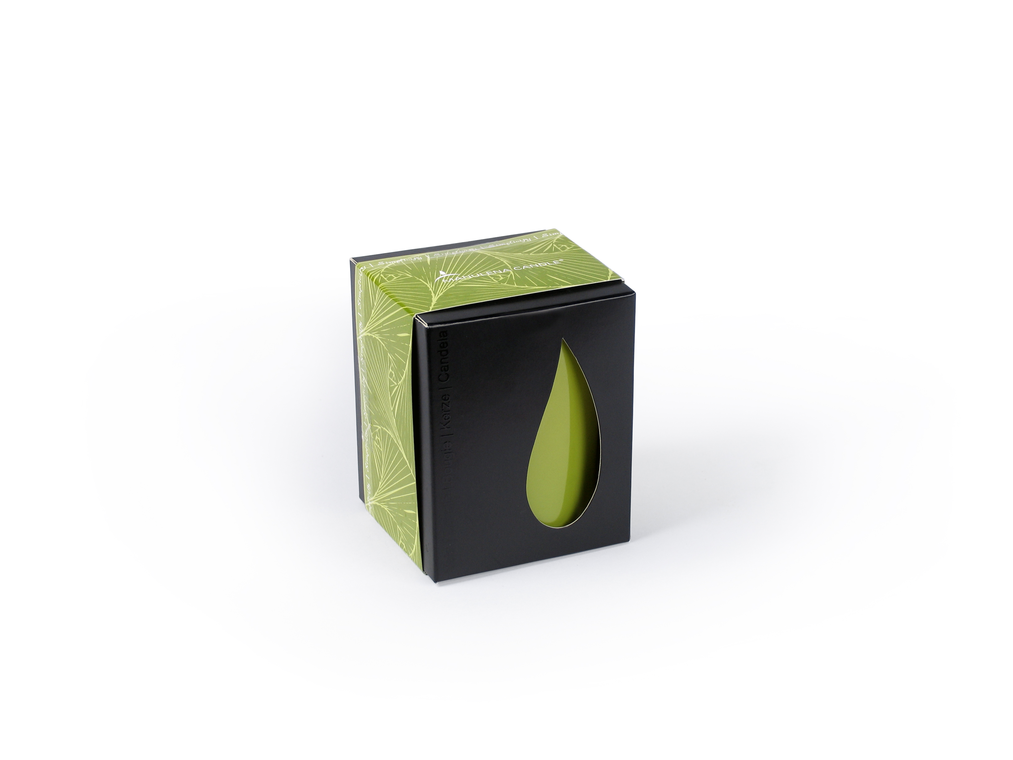B066383 Gift Vidro 7,8*9,2cm cor Verde/Simplicity