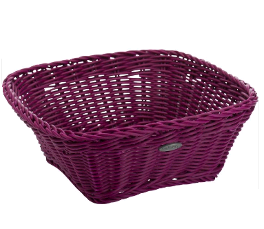 020963 201 01 Square basket conic shape 19*19*7.5 purple