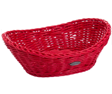 020935 791 01 Bathroom basket halfround 18*11*14/26 ruby red