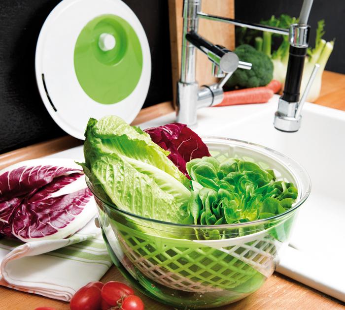 020410 SALAD SPINNER SPIN AND SERVE