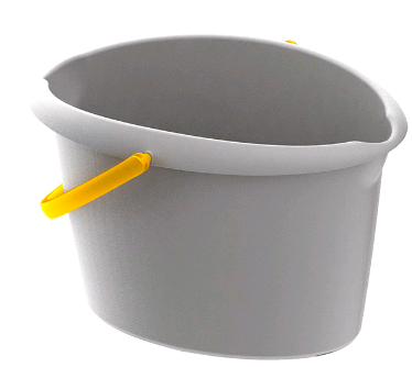 10361 BUCKET 15 L WITH STACKABLE WRINGER