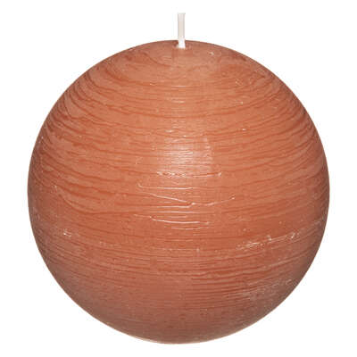 103134F D10 AMBER RUSTIC BALL CANDLE