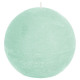 103144E GREEN RUSTIC BALL CANDLE D12