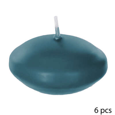 103200C    DK BLUE FLOATING CANDLE X6