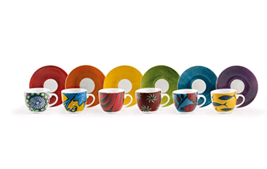 62714 AFRIKA PACK OF 6 STYLE COFFEE