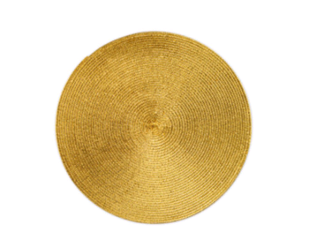65429 "GOLD" ROUND PLACEMAT 36 CM