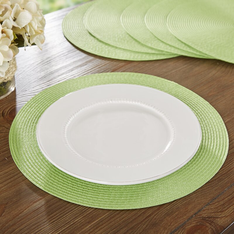 62388 ROUND GREEN PLACEMAT 36 CM.