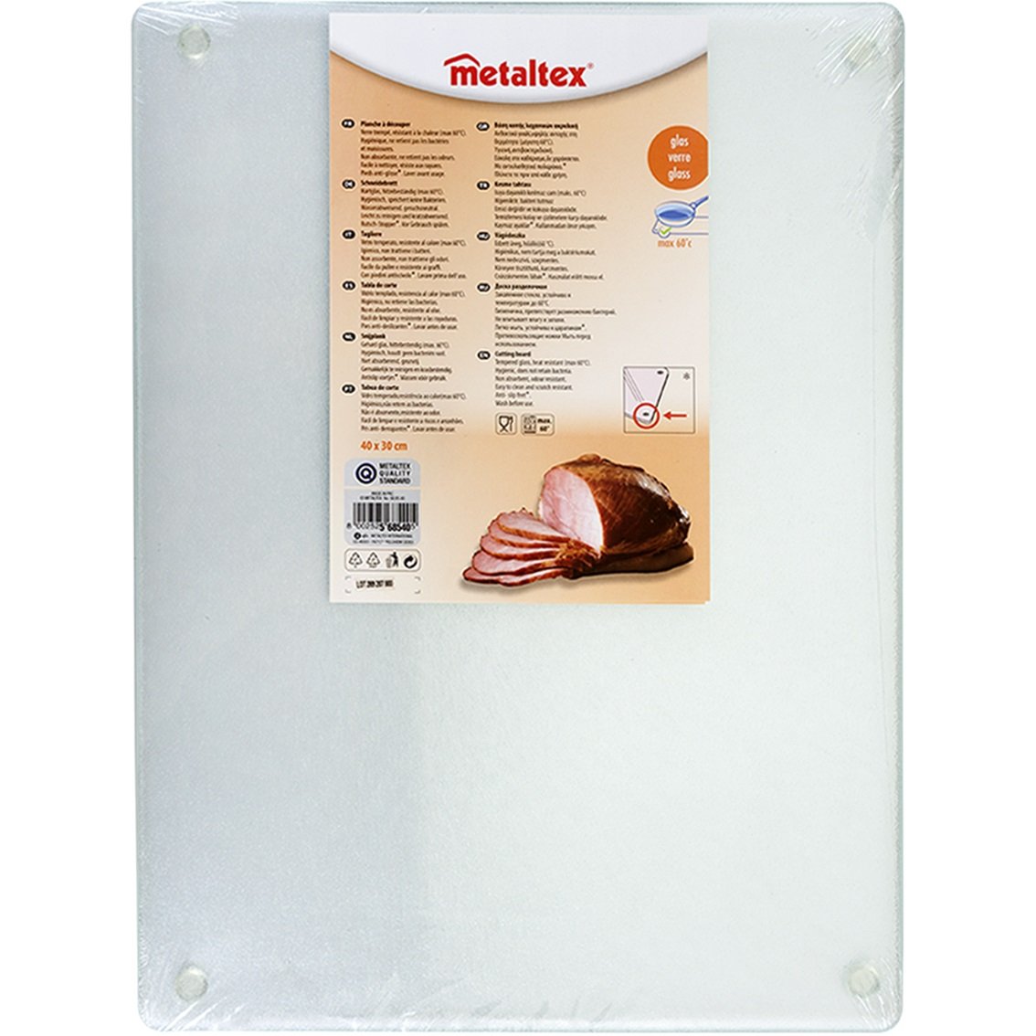 568540 TEMPERED GLASS-CUTTING BOARD