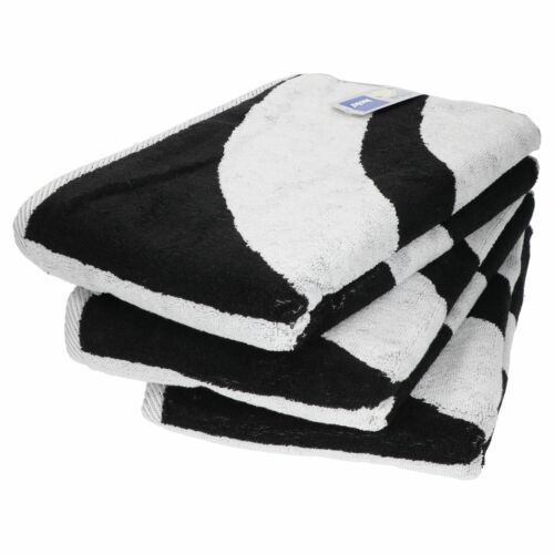 22206 Bath towel Ladessa black/white