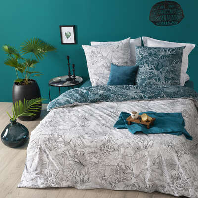 163987  SHEET SET JUNGLE BW 240X220