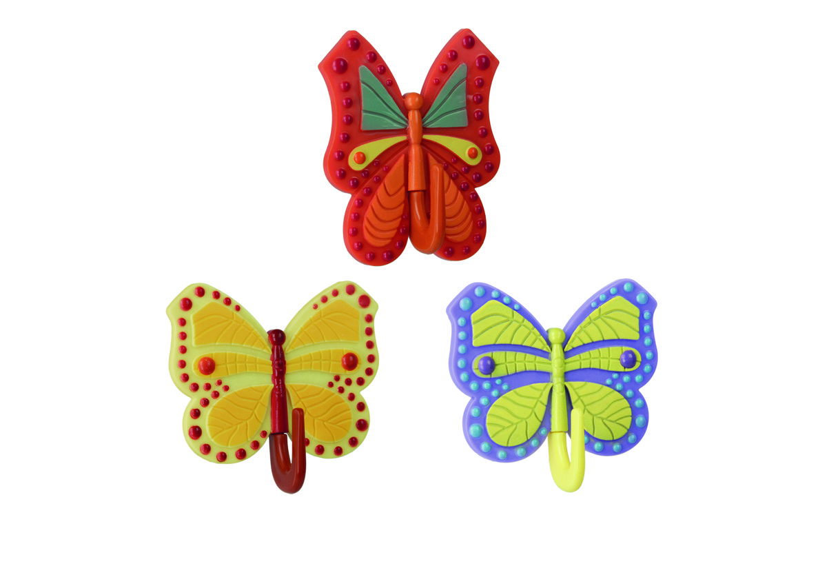 290570 SELF ADHESIVE HOOK "BUTTERFLY"