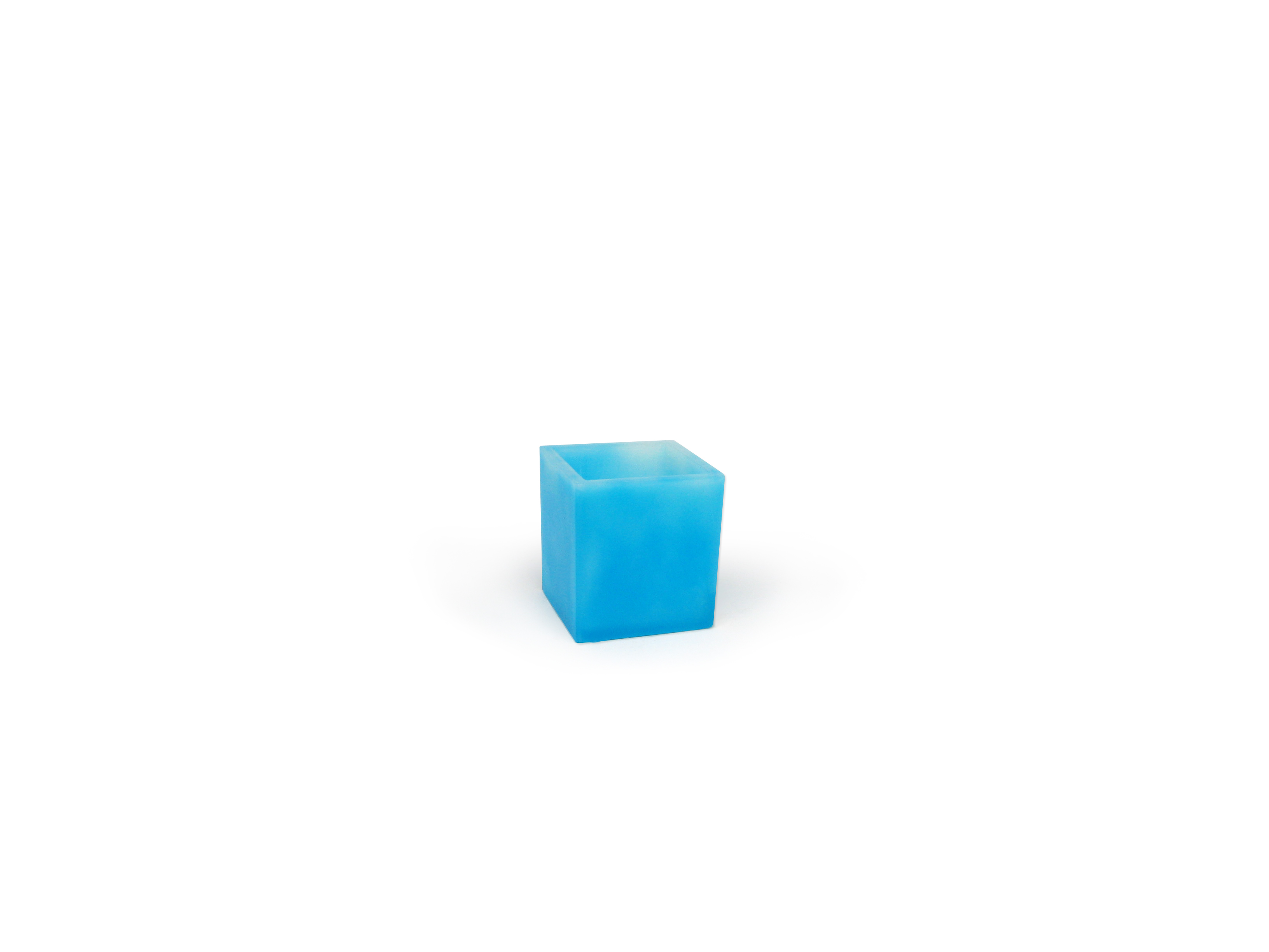 F016D033 Container 9,5cm cor Azul 3005C/Branco
