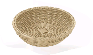 020105 191 01 oval basket, ca. 29,5x20,5x13 cm, black