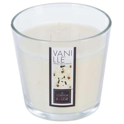 123000A SCENTED GLASS CANDLE VANI 500G