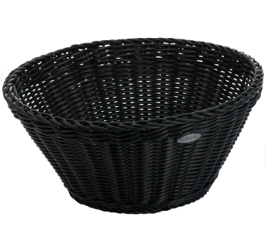 020848 191 01 Round Bowl 15.5*3.5 black