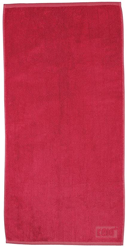 20485 Bath towel Ladessa red 1 cotton 70x140cm