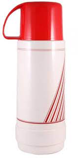 819042 Vacuum Flask 0,50 l.white/red