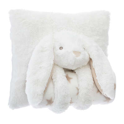 158730B   RABBIT CUSHION + BLANKET